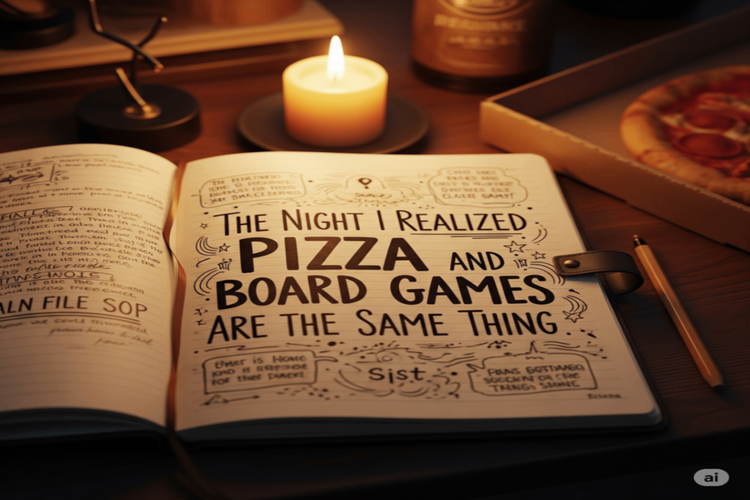 The Night | Realized Pizza and Board Games Are the Same Thing