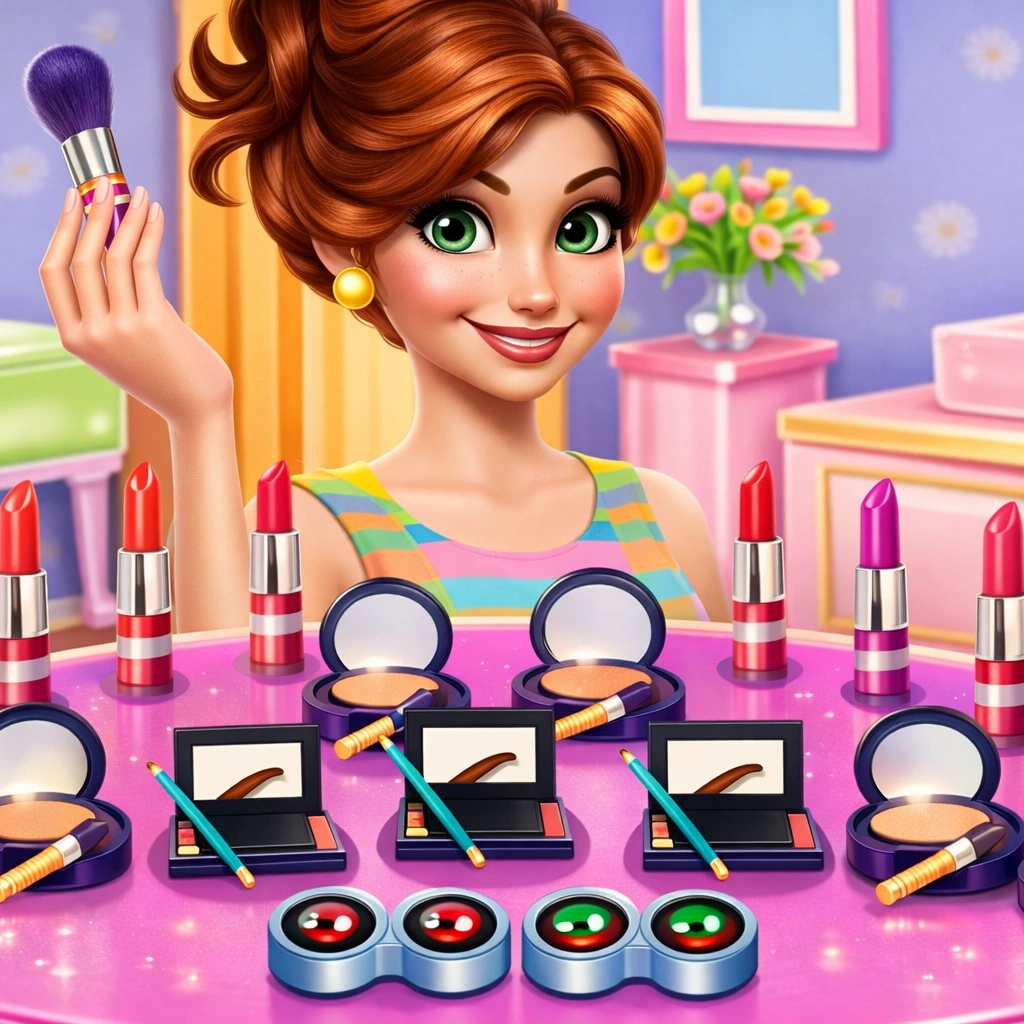 Winter makeover fun with your favorite princess!